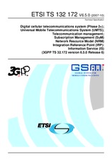 ETSI TS 132172-V6.5.0 26.10.2007