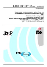ETSI TS 132175-V8.1.0 7.7.2009