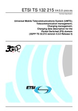ETSI TS 132215-V4.5.0 30.9.2003