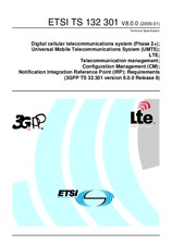 ETSI TS 132301-V8.0.0 27.1.2009