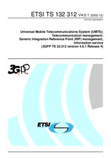 Náhled ETSI TS 132312-V4.0.0 30.7.2001