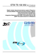 ETSI TS 132352-V6.1.0 31.3.2005