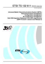 ETSI TS 132611-V5.0.0 30.6.2002