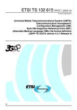 ETSI TS 132615-V4.3.1 17.10.2003