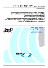 ETSI TS 132625-V5.0.0 30.9.2002