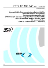 ETSI TS 132645-V5.2.0 30.9.2003