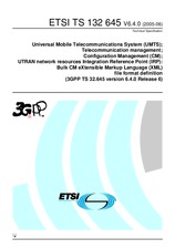 ETSI TS 132645-V6.4.0 30.6.2005