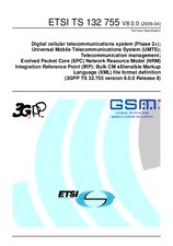ETSI TS 132755-V8.0.0 23.4.2009