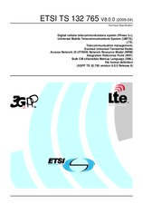 ETSI TS 132765-V8.0.0 23.4.2009