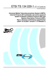 ETSI TS 134229-1-V7.1.0 25.4.2008