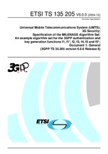 ETSI TS 135205-V6.0.0 31.12.2004