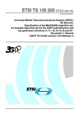 ETSI TS 135205-V7.0.0 22.6.2007