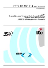 ETSI TS 136214-V9.0.0 13.1.2010