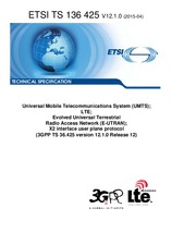 Náhled ETSI TS 136425-V12.1.0 15.4.2015
