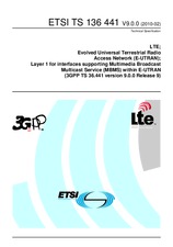 Norma ETSI TS 136441-V9.0.0 18.2.2010 náhled