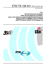 Norma ETSI TS 136441-V10.1.0 30.6.2011 náhled