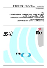 Norma ETSI TS 136508-V8.1.0 29.4.2009 náhled