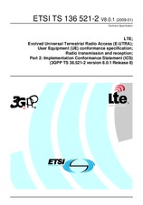 Norma ETSI TS 136521-2-V8.0.1 28.1.2009 náhled