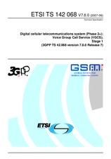 Norma ETSI TS 142068-V7.8.0 30.6.2007 náhled