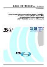 ETSI TS 143022-V8.1.0 19.1.2009