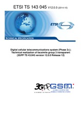 Norma ETSI TS 143045-V12.0.0 28.10.2014 náhled