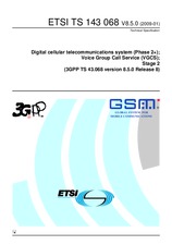 ETSI TS 143068-V8.5.0 15.1.2009