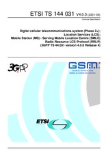 Norma ETSI TS 144031-V4.0.0 15.5.2001 náhled