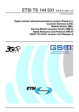 ETSI TS 144031-V4.3.0 31.12.2001