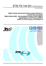 Náhled ETSI TS 144031-V4.5.0 30.4.2002