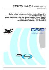 Norma ETSI TS 144031-V7.11.0 15.4.2009 náhled