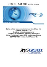 Norma ETSI TS 144035-V12.0.0 26.9.2014 náhled