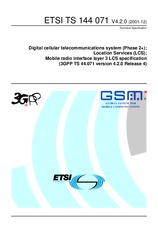 ETSI TS 144071-V4.2.0 31.12.2001