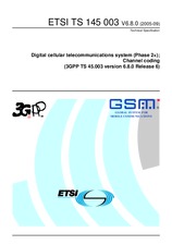 ETSI TS 145003-V6.8.0 30.9.2005