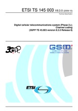 Norma ETSI TS 145003-V8.3.0 28.10.2009 náhled
