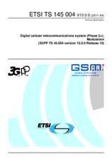 Norma ETSI TS 145004-V10.0.0 8.4.2011 náhled