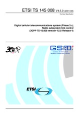 Norma ETSI TS 145008-V4.5.0 31.8.2001 náhled