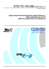 Norma ETSI TS 145008-V4.6.0 30.11.2001 náhled