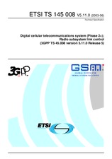 Norma ETSI TS 145008-V5.11.0 30.6.2003 náhled