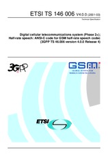 ETSI TS 146006-V4.0.0 31.3.2001