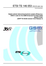 ETSI TS 146053-V4.0.0 31.3.2001