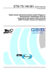 ETSI TS 146081-V5.0.0 30.6.2002