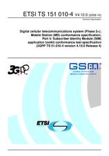 Norma ETSI TS 151010-4-V4.10.0 21.10.2008 náhled