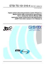 Norma ETSI TS 151010-4-V4.14.1 28.10.2009 náhled