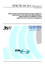 ETSI TS 151011-V4.3.0 31.12.2001