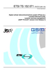 ETSI TS 152071-V4.0.0 31.3.2001