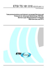 ETSI TS 181016-V2.0.0 12.11.2007