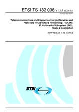 ETSI TS 182006-V1.1.1 31.3.2006