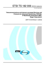 ETSI TS 182006-V2.0.4 29.5.2008