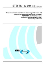 ETSI TS 183004-V1.2.1 29.3.2007