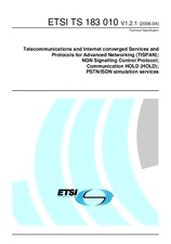 ETSI TS 183010-V1.2.1 20.4.2006